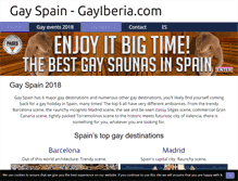 Tablet Screenshot of gayiberia.com